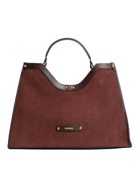 Lavinia grand - Sac en cuir suédé